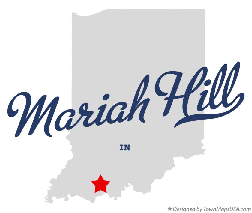 Map of Mariah Hill Indiana IN