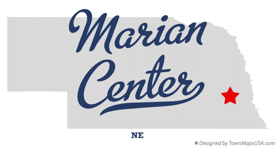 Map of Marian Center Nebraska NE