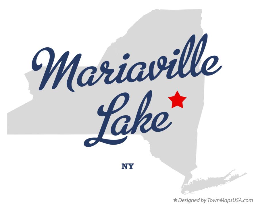 Map of Mariaville Lake New York NY