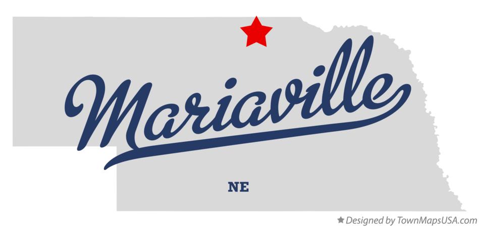 Map of Mariaville Nebraska NE
