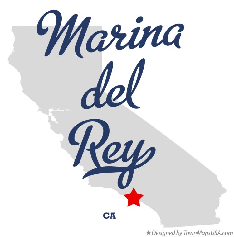 Map of Marina del Rey California CA