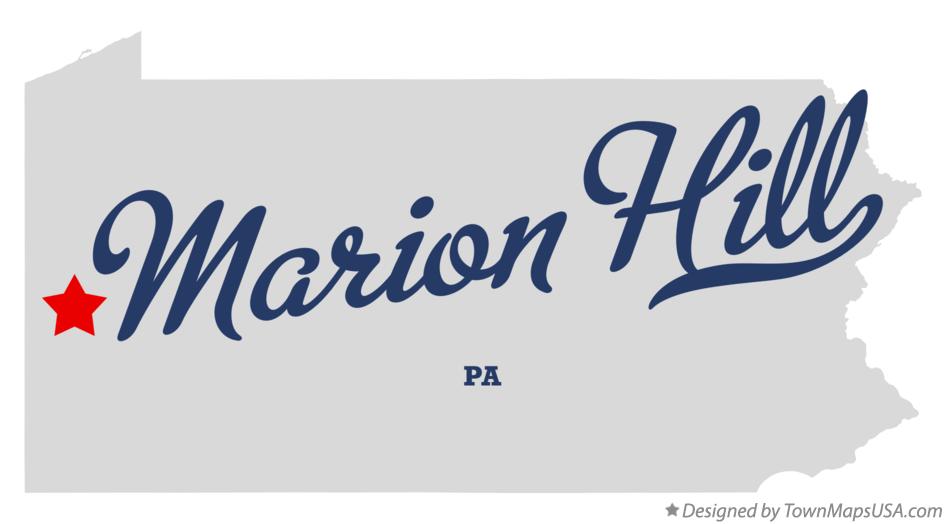 Map of Marion Hill Pennsylvania PA