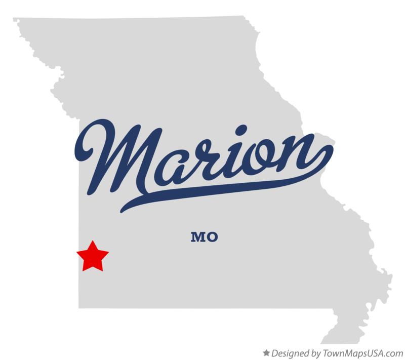 Map of Marion Missouri MO