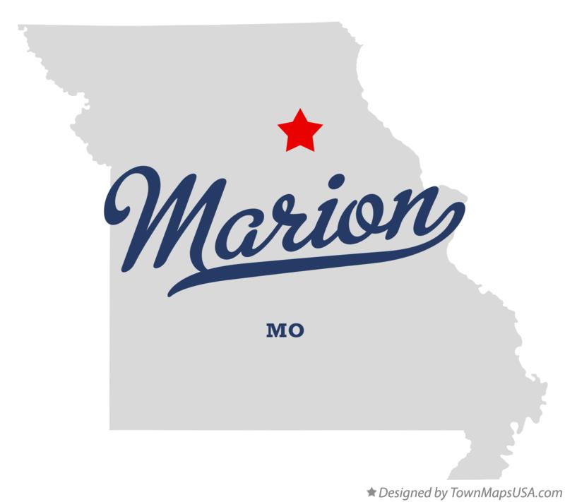 Map of Marion Missouri MO