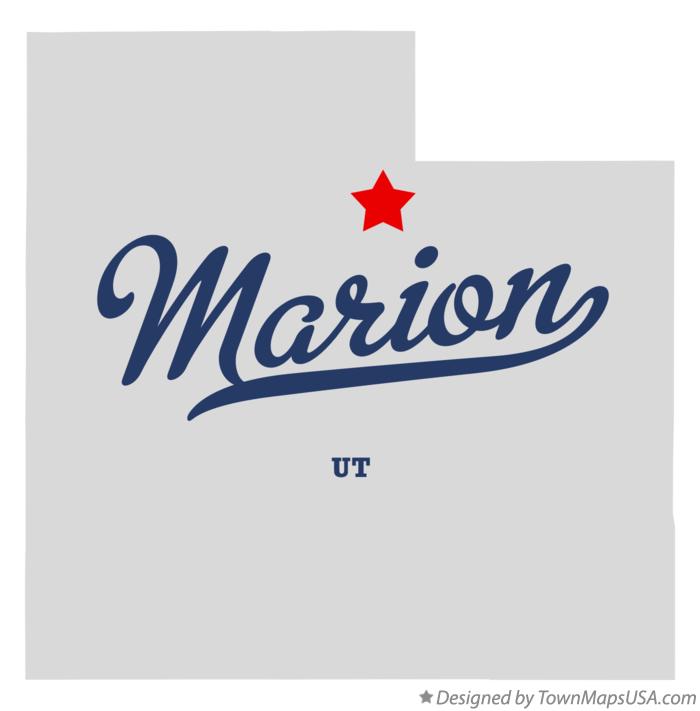 Map of Marion Utah UT