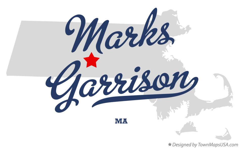 Map of Marks Garrison Massachusetts MA