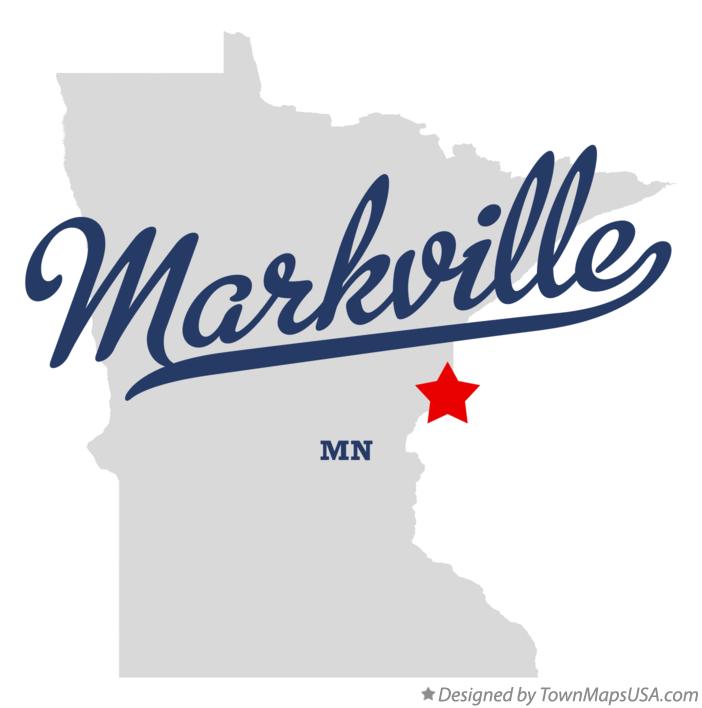 Map of Markville Minnesota MN