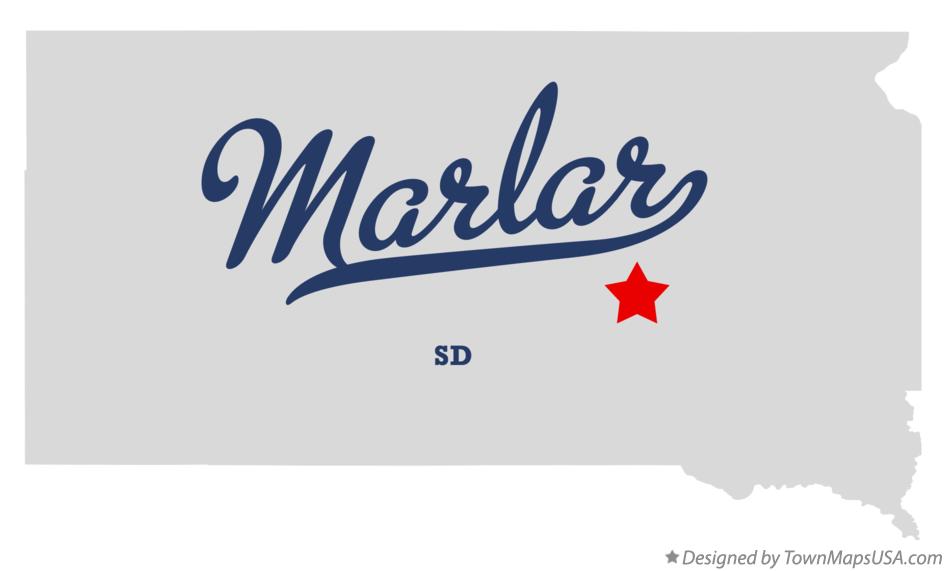 Map of Marlar South Dakota SD