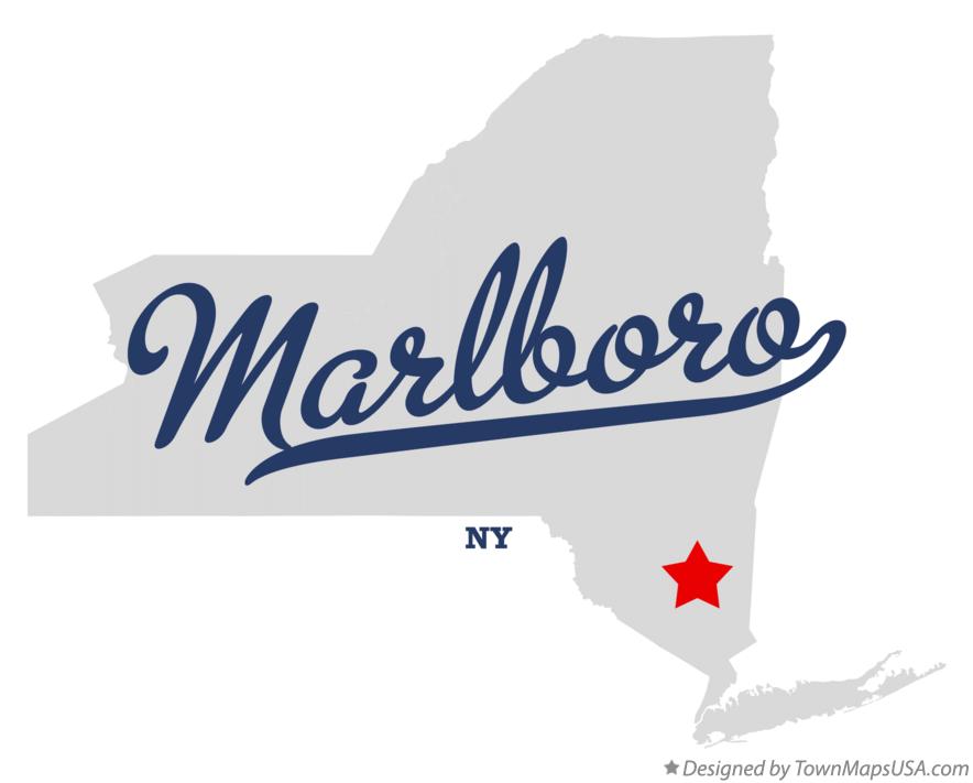Map of Marlboro New York NY