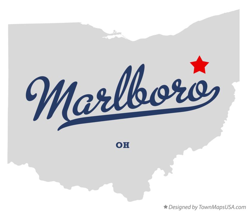 Map of Marlboro Ohio OH