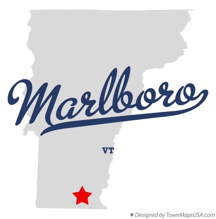 Map of Marlboro Vermont VT