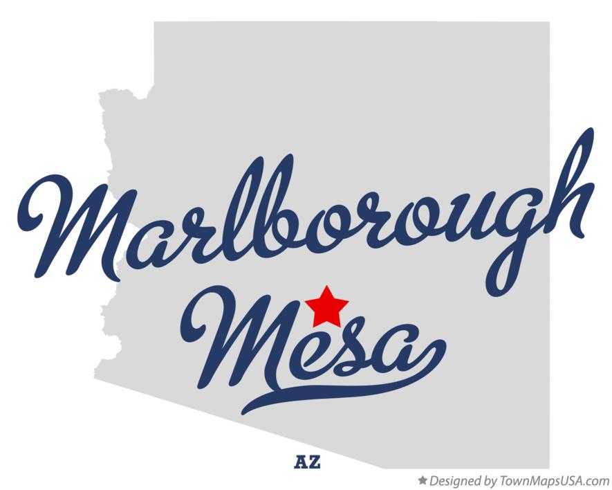 Map of Marlborough Mesa Arizona AZ