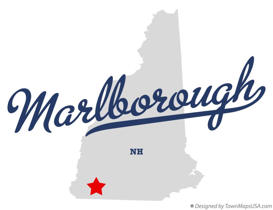 Map of Marlborough New Hampshire NH