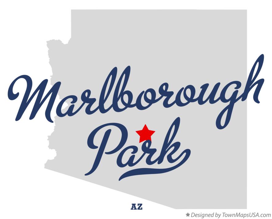 Map of Marlborough Park Arizona AZ
