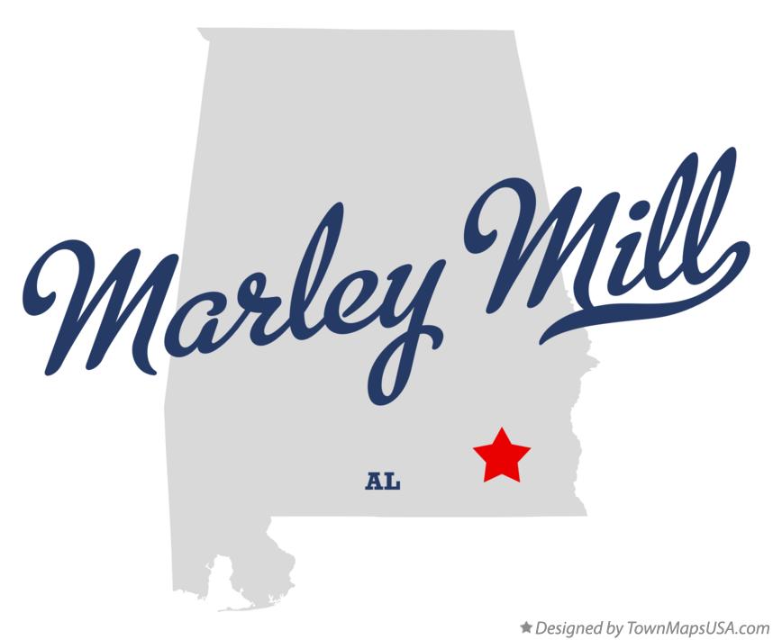 Map of Marley Mill Alabama AL