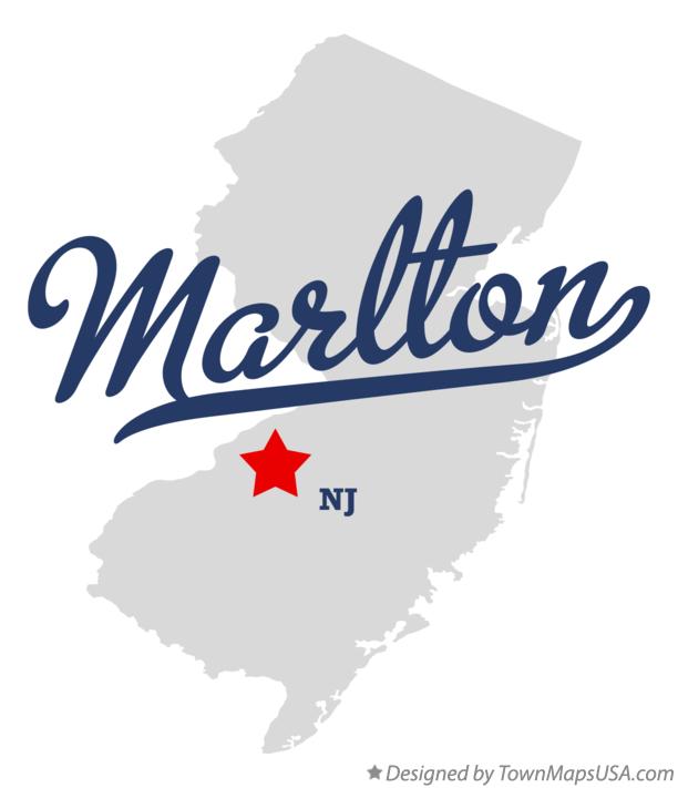 Map of Marlton New Jersey NJ