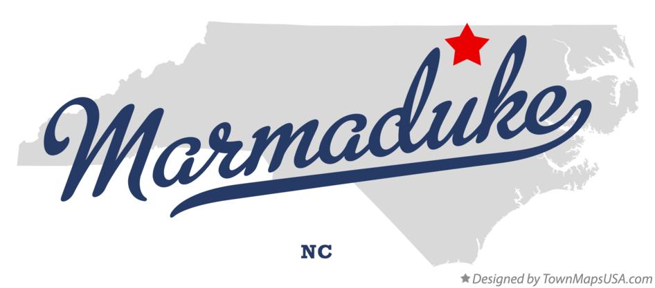 Map of Marmaduke North Carolina NC