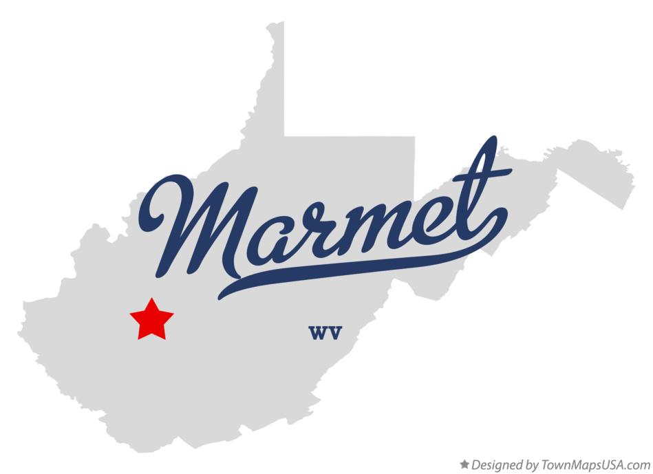 Map of Marmet West Virginia WV