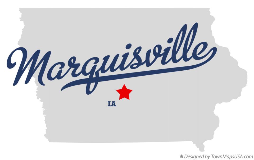 Map of Marquisville Iowa IA