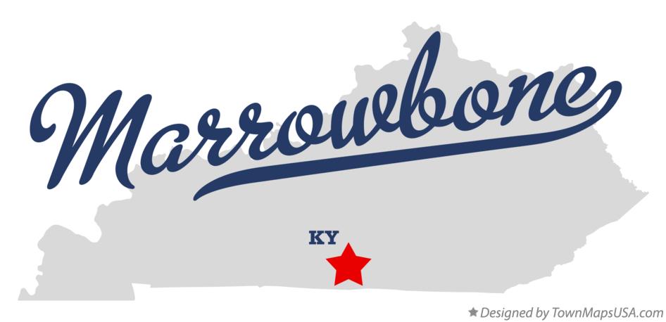 Map of Marrowbone Kentucky KY