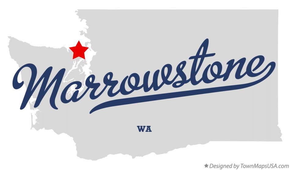 Map of Marrowstone Washington WA