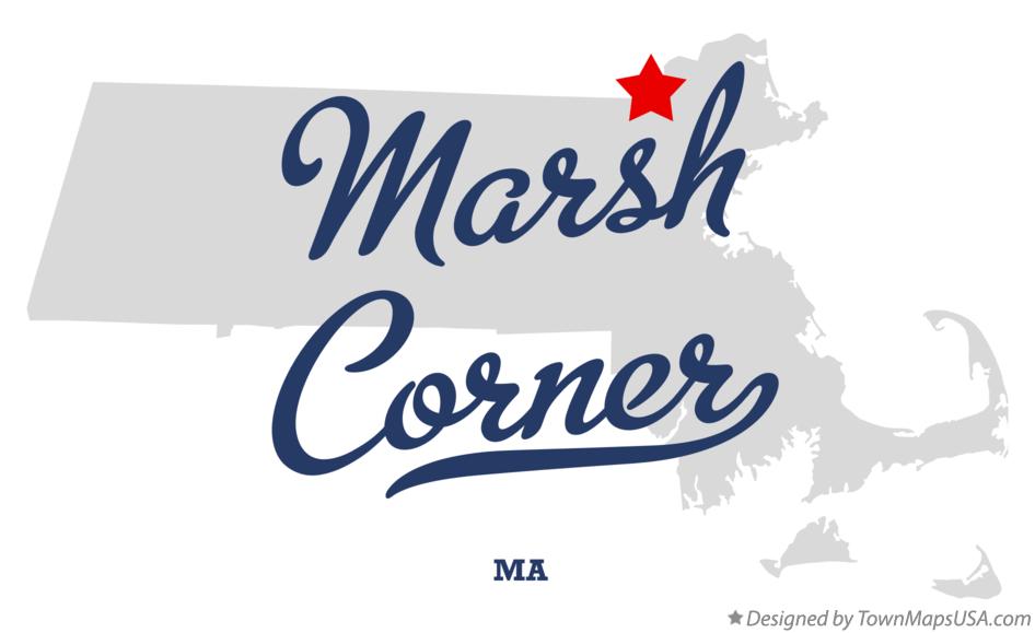 Map of Marsh Corner Massachusetts MA
