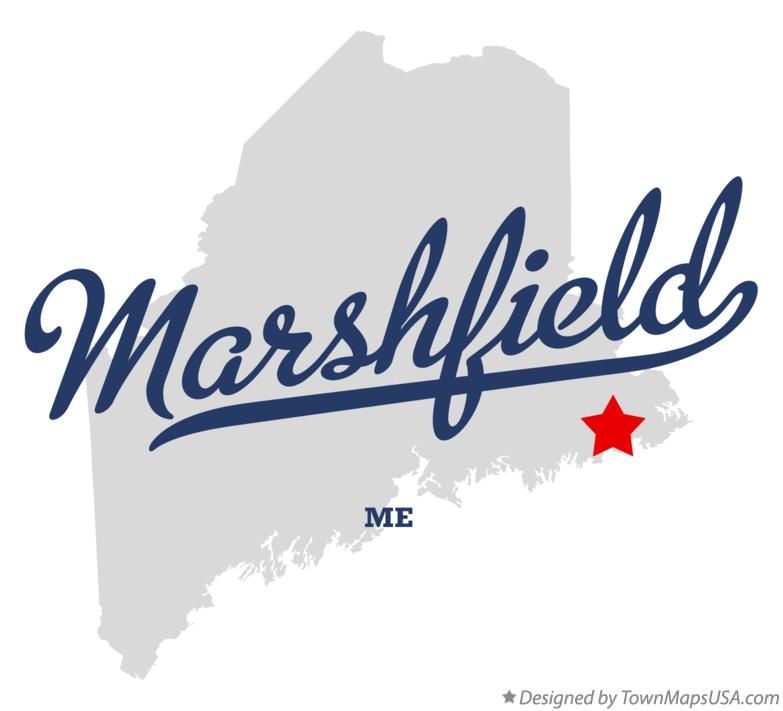 Map of Marshfield Maine ME