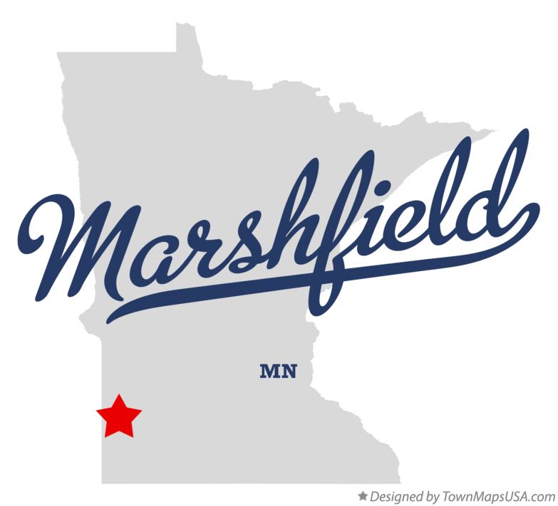 Map of Marshfield Minnesota MN