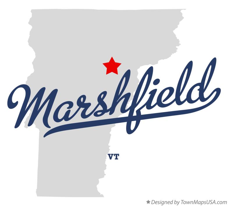 Map of Marshfield Vermont VT