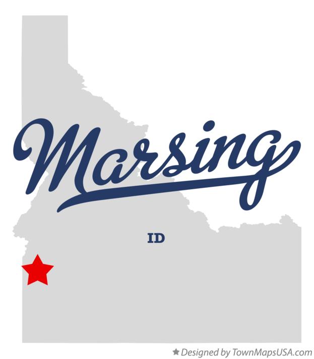 Map of Marsing Idaho ID