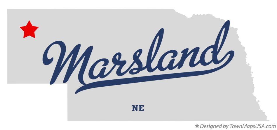 Map of Marsland Nebraska NE