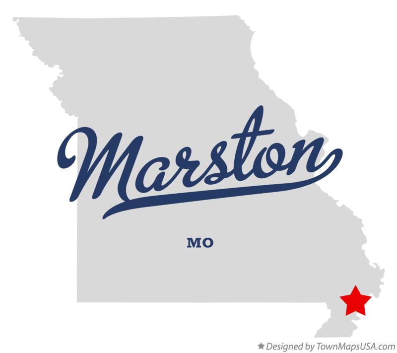 Map of Marston Missouri MO
