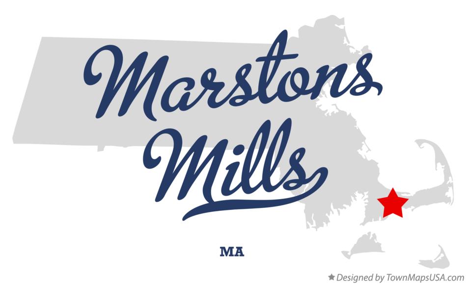 Map of Marstons Mills Massachusetts MA