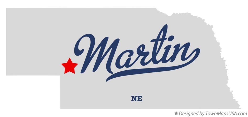 Map of Martin Nebraska NE