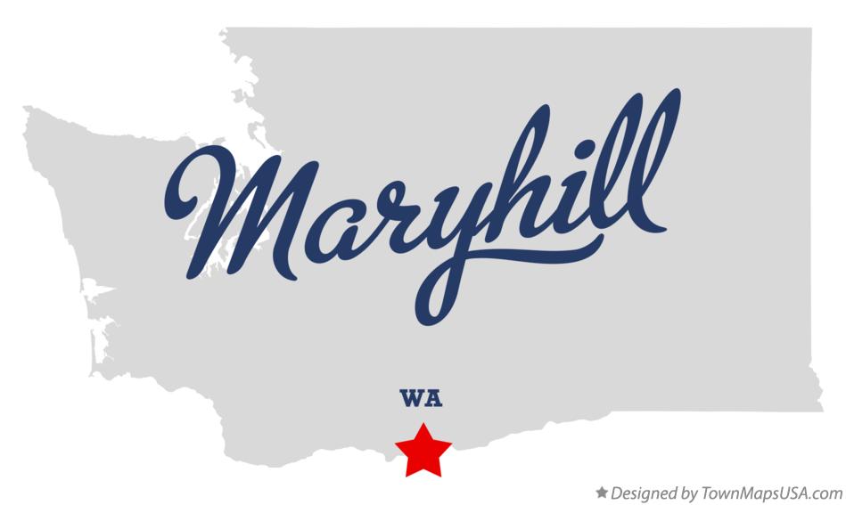 Map of Maryhill Washington WA