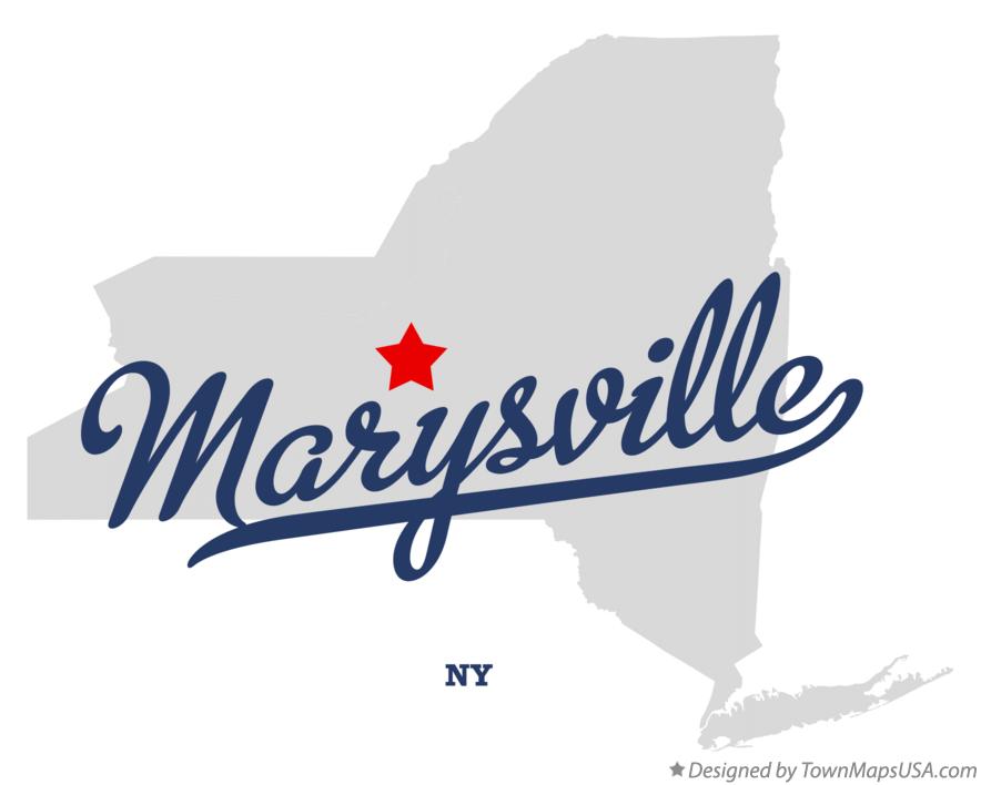 Map of Marysville New York NY