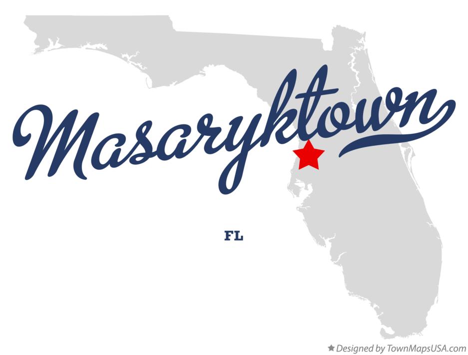 Map of Masaryktown Florida FL