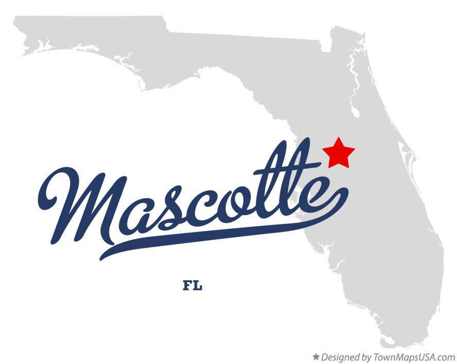 Map of Mascotte Florida FL