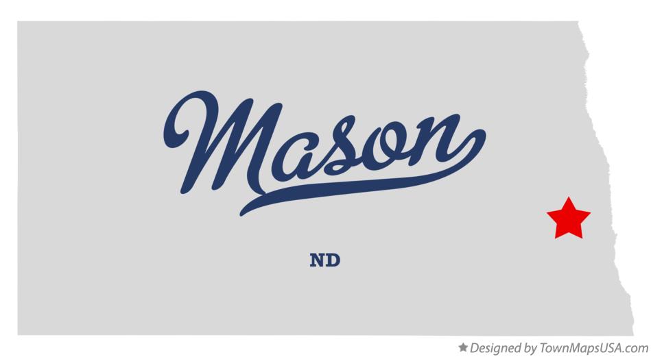 Map of Mason North Dakota ND