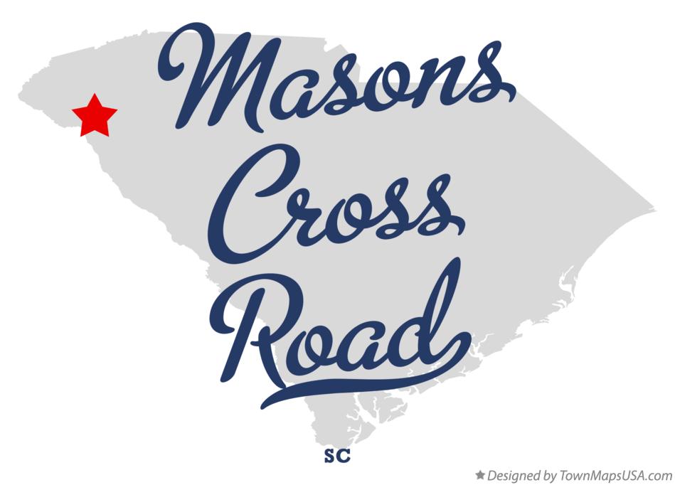 Map of Masons Cross Road South Carolina SC