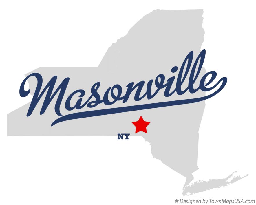 Map of Masonville New York NY