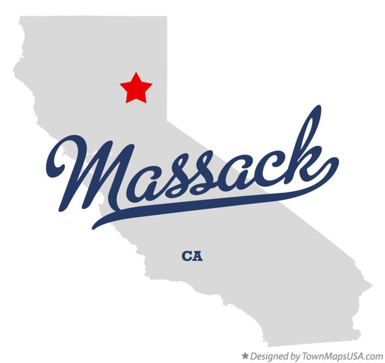 Map of Massack California CA