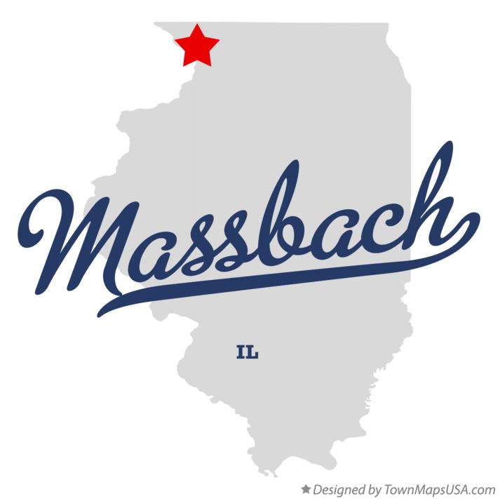Map of Massbach Illinois IL