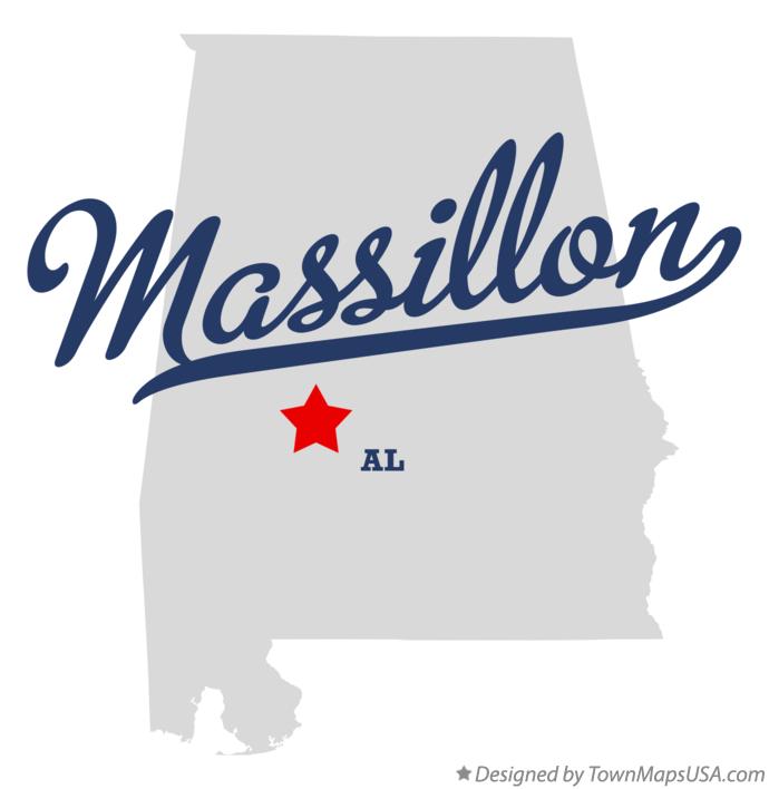 Map of Massillon Alabama AL