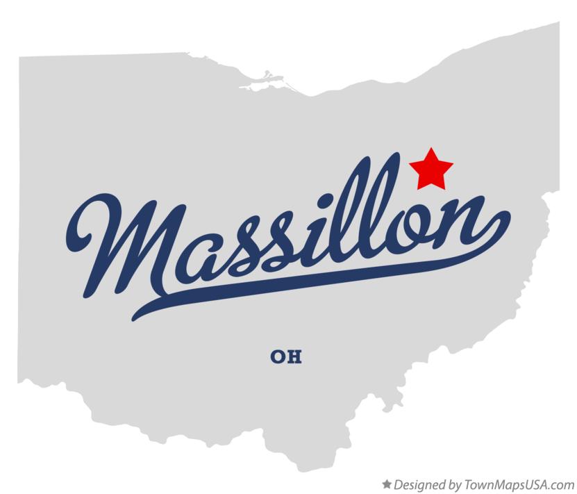 Map of Massillon Ohio OH