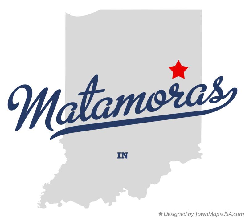 Map of Matamoras Indiana IN