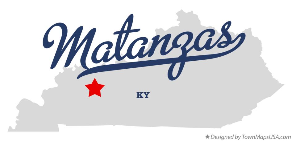 Map of Matanzas Kentucky KY