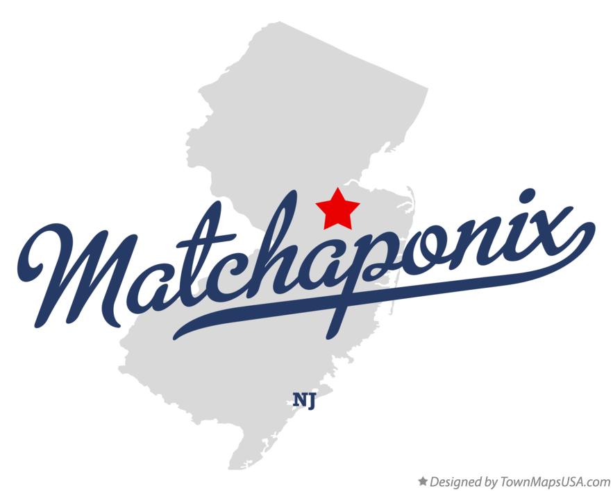 Map of Matchaponix New Jersey NJ