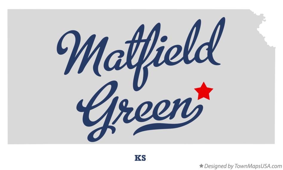 Map of Matfield Green Kansas KS