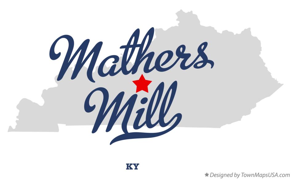 Map of Mathers Mill Kentucky KY